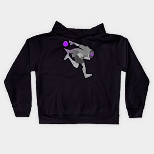 Purple wizard Kids Hoodie